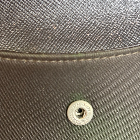 Prada Dark Olive Green Nylon Women's Wallet - Picture 9 of 10